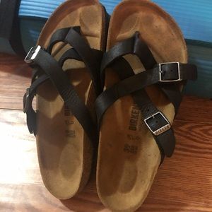 Birkenstock’s black leather